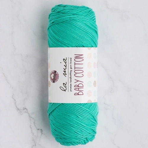 La Mia Baby Cotton Yeşil El Örgü İpi - L044 - 33653