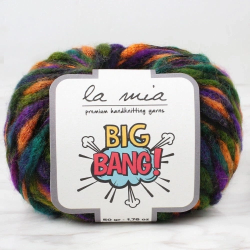 La Mia Big Bang Marbled Hand Knitting Yarn - LBN18 - 34239