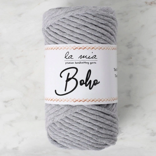 La Mia Boho Grey Twisted Macrame Cord - L031 - 33986