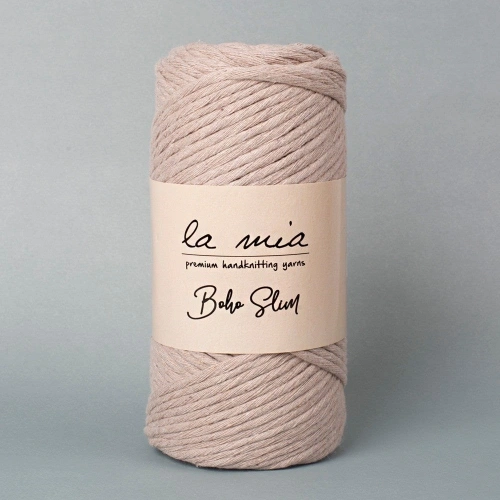 La Mia Boho Slim Beige Hand Knitting Yarn - L156 - 34252