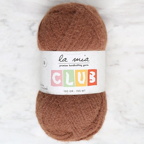 La Mia Club Brown Hand Knitting Yarn - 621