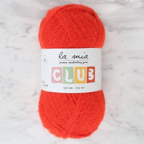 La Mia Club Orange Hand Knitting Yarn - 611