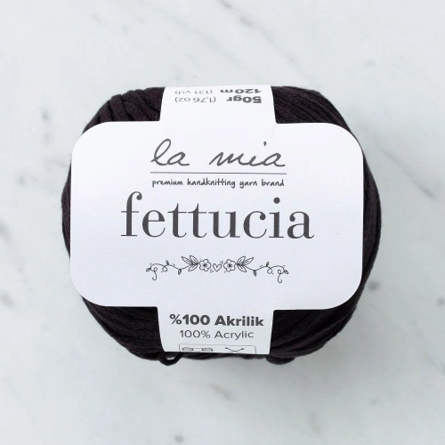 My Fettuccia Black Hand Knitting Yarn - L006 - 33876