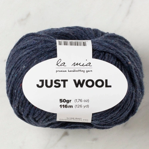 La Mia Just Wool Navy Blue Hand Knitting Yarn - LT011 - 33833