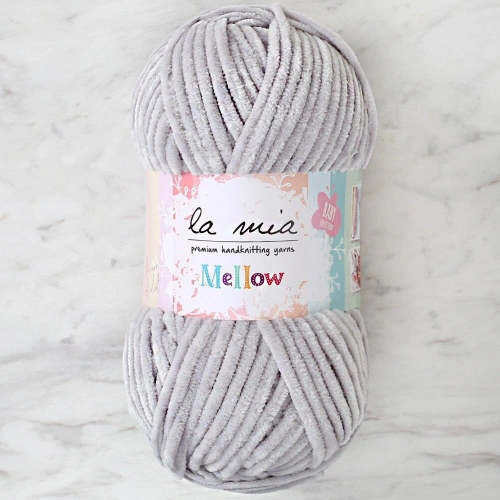 La Mia Mellow Light Grey Hand Knitting Yarn - 942 - 34178