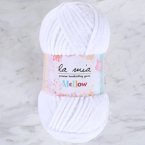 La Mia Mellow White Hand Knitting Yarn - 901 - 34150