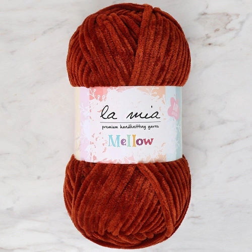 La Mia Mellow Red Coffee Hand Knitting Yarn - 934 - 34171