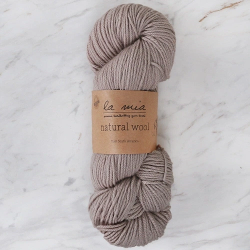 La Mia Natural Wool Bej El Örgü İpi - H3 - 33605