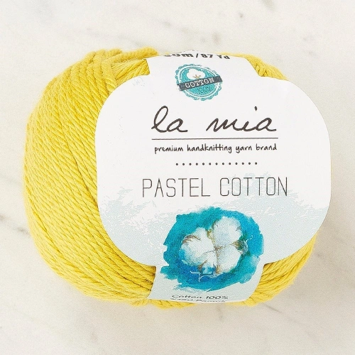 My Pastel Cotton Mustard Yellow Hand Knitting Yarn - L189 - 33955