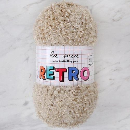 La Mia RETRO Beige Hand Knitting Yarn - LM1013
