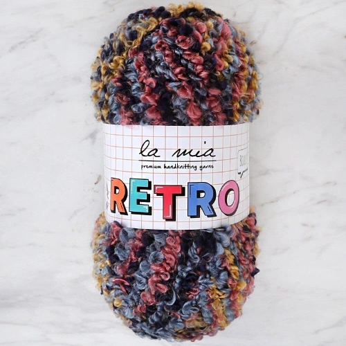 La Mia RETRO Marbled Hand Knitting Yarn - LM2605