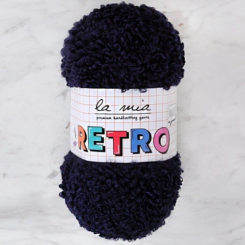 La Mia RETRO Navy Blue Hand Knitting Yarn - LM5301