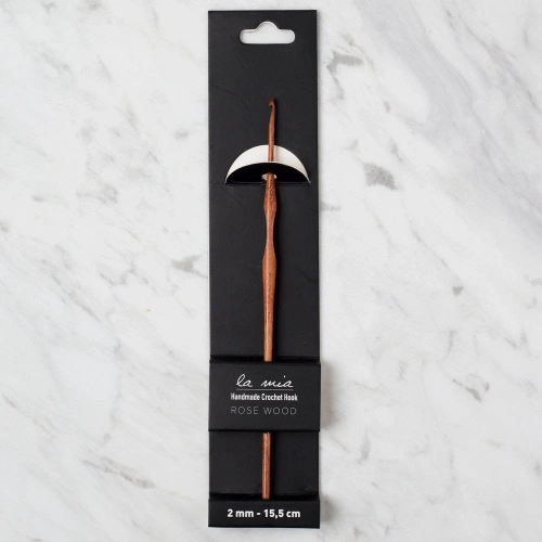 La Mia Rosewood 2 mm 15.5 cm Ahşap Yün Tığ
