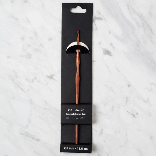La Mia Rosewood 2.5 mm 15.5 cm Ahşap Yün Tığ