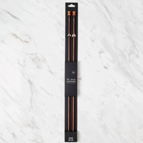 La Mia Rosewood 3 mm 36 cm Ahşap Örgü Şişi