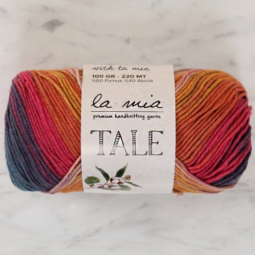 La Mia Tale Marbled Hand Knitting Yarn - LM016