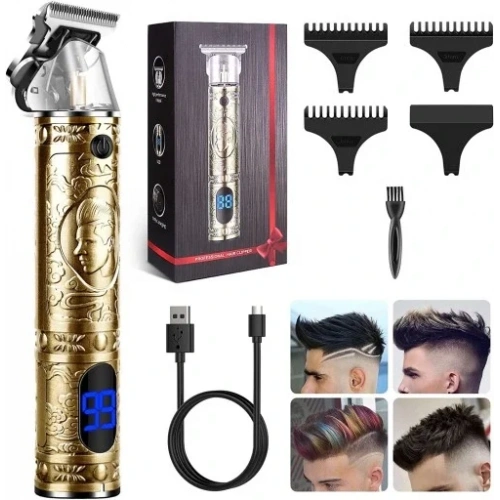 Lcd Ekranlı Traş Makinası Saç Sakal Düzeltme XYY-919 (5365)