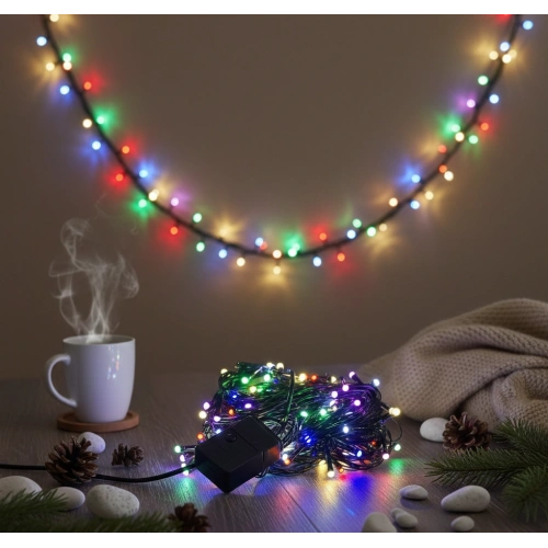 LED Damla Uçlu RGB Dekoratif Işık 10 Metre 100