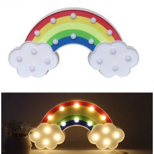 Led Işıklı Gökkuşağı Gece Lambası