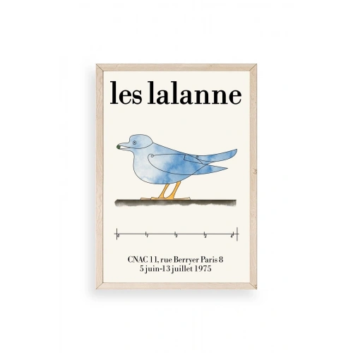 Les Lalanne Ahşap Çerçeveli Tablo 17 x 23