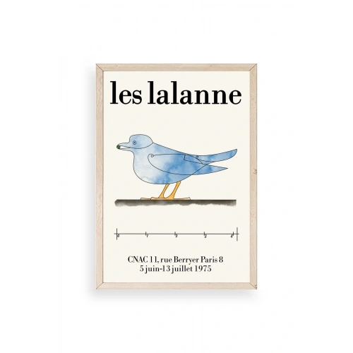 Les Lalanne Ahşap Çerçeveli Tablo 30 x 42