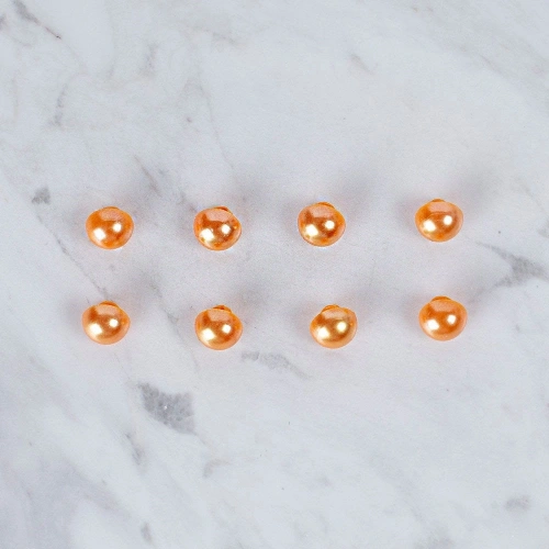 Loren Crafts 8 li Turuncu Düğme - 0146