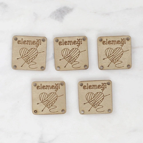 Loren Crafts Leather Patch 5 Pieces - 1569