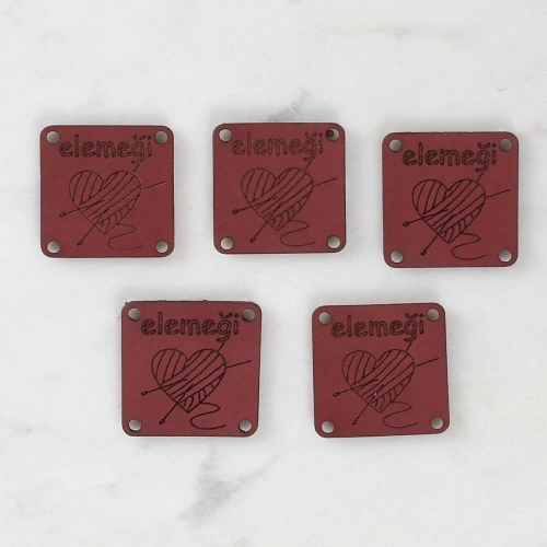 Loren Crafts Selection Leather Patch 5 Pieces - 1570