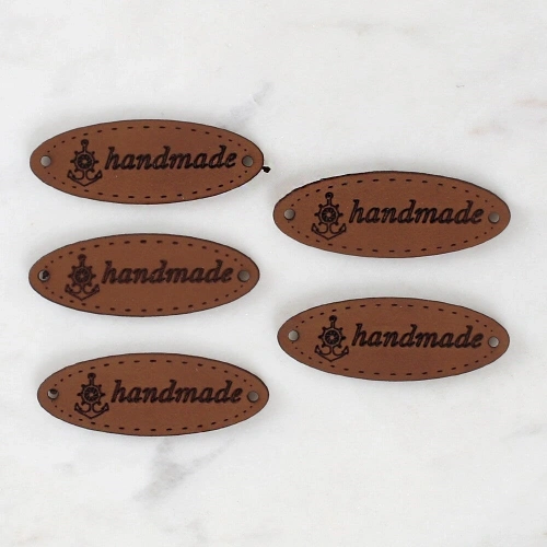 Loren Crafts Handmade Leather Patch 5 Pieces - 1546