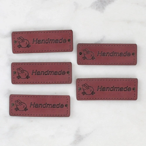 Loren Crafts Handmade Leather Patch 5 Pieces - 1556