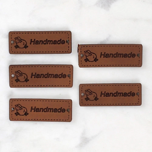 Loren Crafts Handmade Leather Patch 5 Pieces - 1560