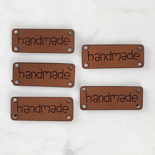 Loren Crafts Handmade Leather Patch 5 Pieces - 1563