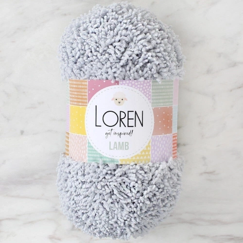 Loren Lamb Gray Left Knitting Yarn - R020 - 34422