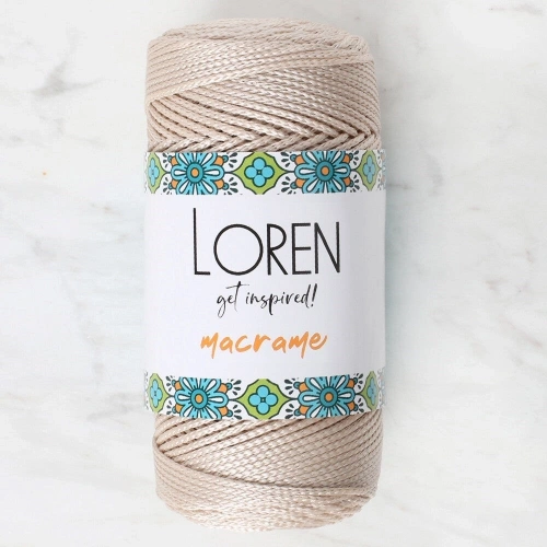 Loren Macrame Beige Macrame Cord - RM 030 - 34340