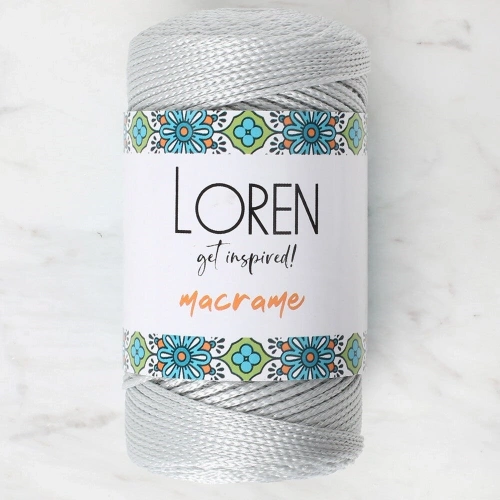 Loren Macrame Gray Macrame Cord - RM 060 - 34331