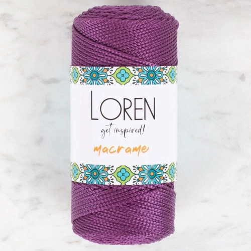 Loren Macrame Purple Macrame Cord - RM 0160 - 34347