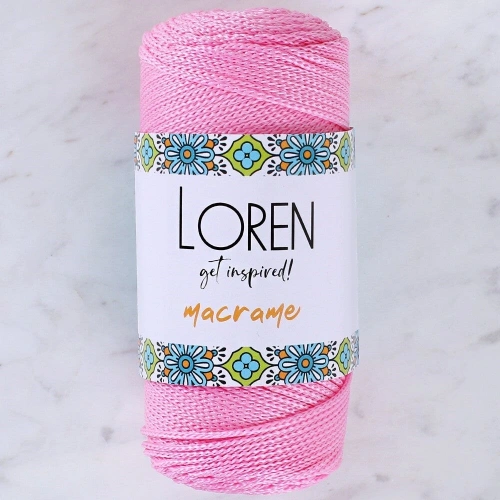 Loren Macrame Pembe El Örgü İpi - RM 074 - 34332