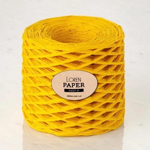 Loren Paper Mustard Yellow Yarn - RH24