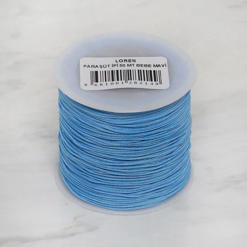 Loren Paraşüt İpi 50 mt Bebe Mavi