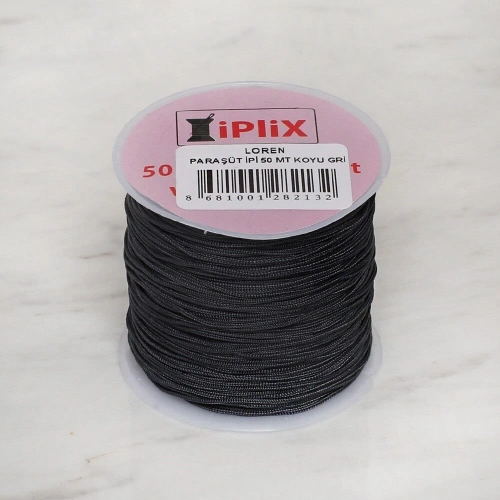 Loren Paraşüt İpi 50 mt Koyu Gri