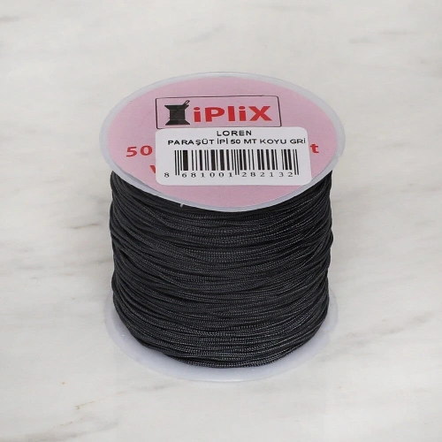 Loren Paraşüt İpi 50 mt Koyu Gri