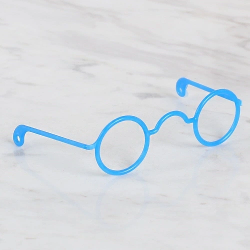 Loren Plastik Amigurumi Gözlük Koyu Mavi