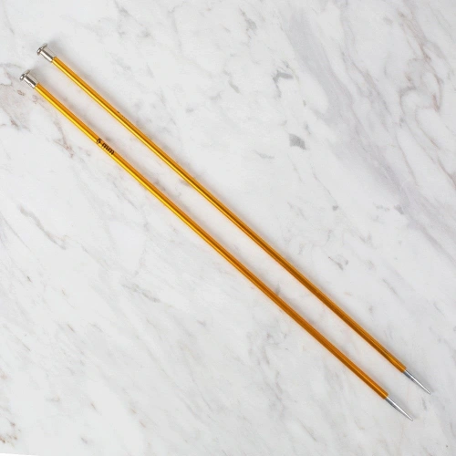 Loren Rythm 5mm Sarı Renkli Metal Örgü Şişi