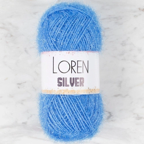 Loren Silver Light Blue Hand Knitting Yarn - RS0007 - 34091