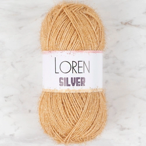Loren Silver Beige Knitting Yarn - RS00100 - 34095