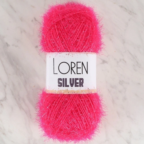 Loren Silver Fuchsia Hand Knitting Yarn - RS0021 - 34077