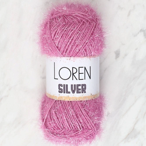 Loren Silver Dried Rose Hand Knitting Yarn - RS0012 - 34081