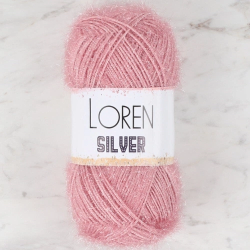 Loren Silver Pink Knitting Yarn - RS0038 - 34080
