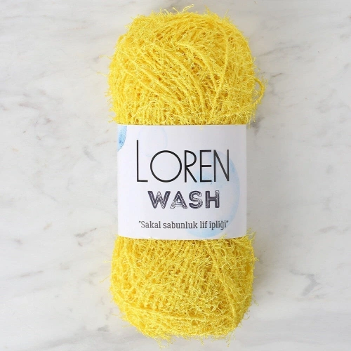 Loren Wash Sarı El Örgü İpi - R002 - 34036