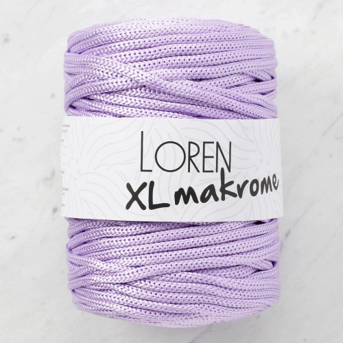 Loren XL Makrome Lila El Örgü İpi - R037 - 33716
